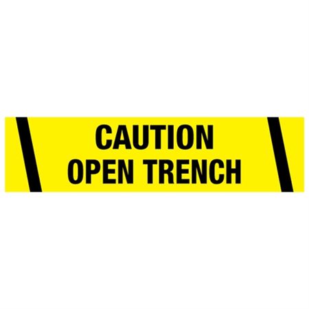 Caution Open Trench Barricade Tape